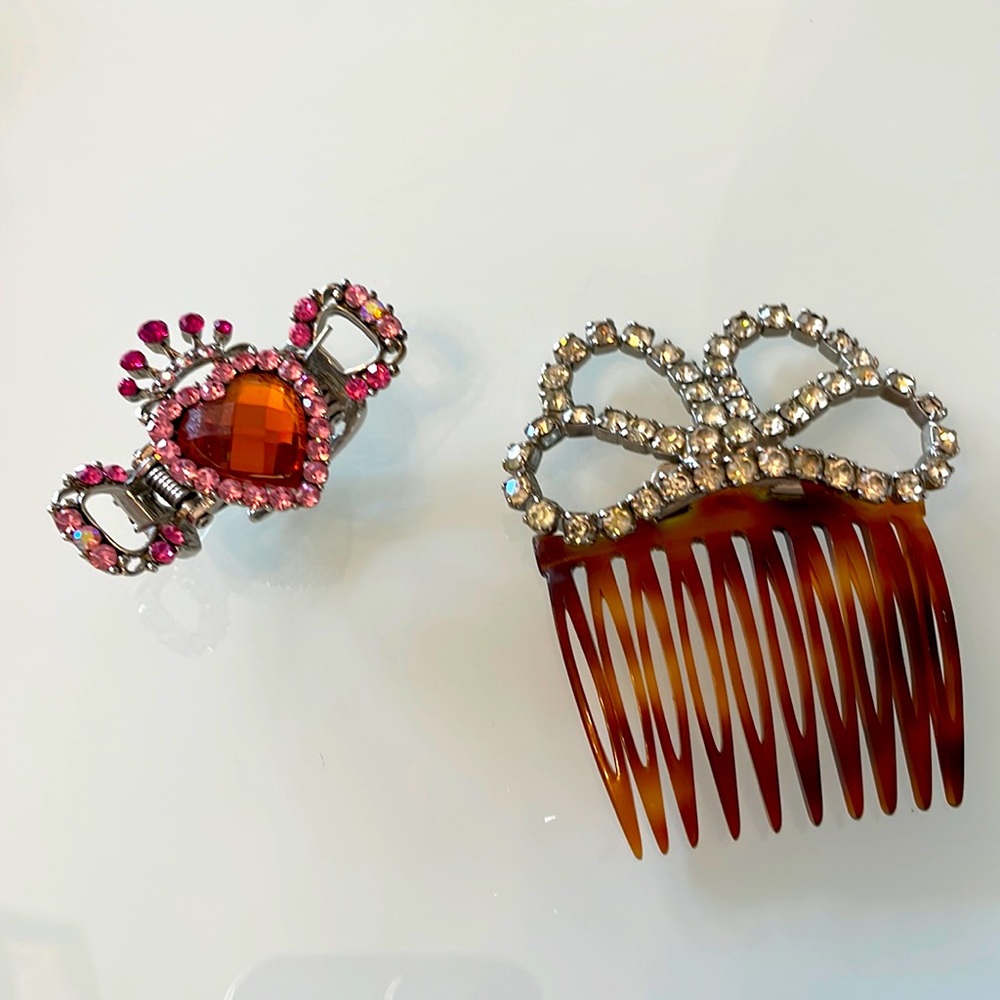 Crystal Hair combs